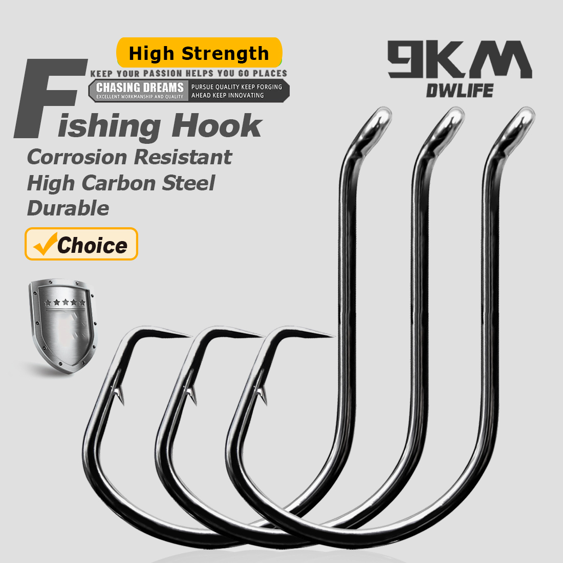 Fishing Hook Circle - 9 كجم دائرة الصيد السنانير 25