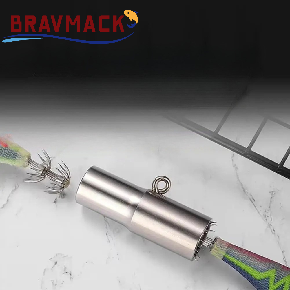 BRAVMACK إبرة تصحيح خطاف الحبا - مراجعة Fishing Hook Stainless Steel وسعره