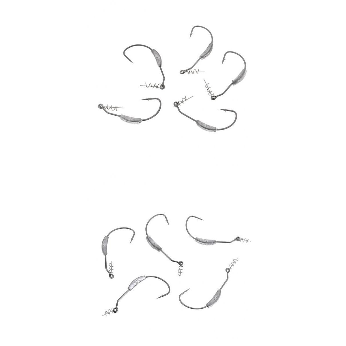 خطاف صيد مزود بزنبرك مانع للنب - مراجعة Fishing Hook Weedless وسعره
