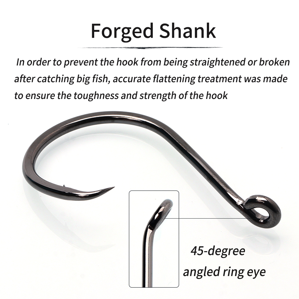 خطاف دائري ثقيل من النيكل الأس - مراجعة Fishing Hook Circle وسعره