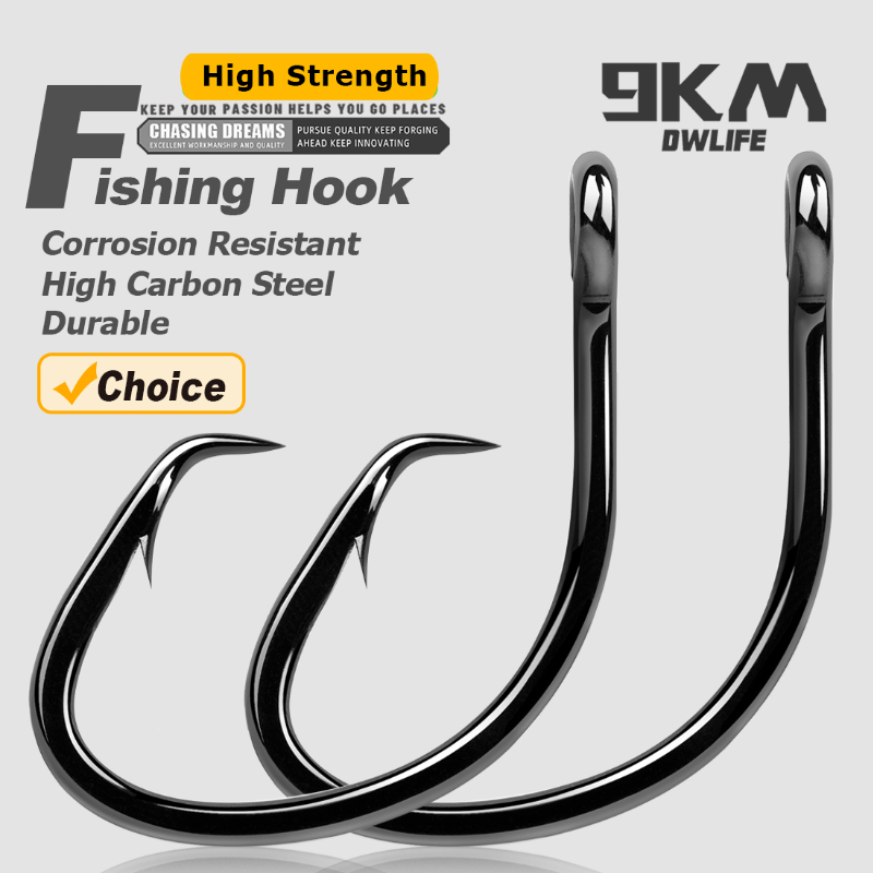 9 كجم دائرة السنانير 25 ~ 50 ق - مراجعة Fishing Hook Offset وسعره