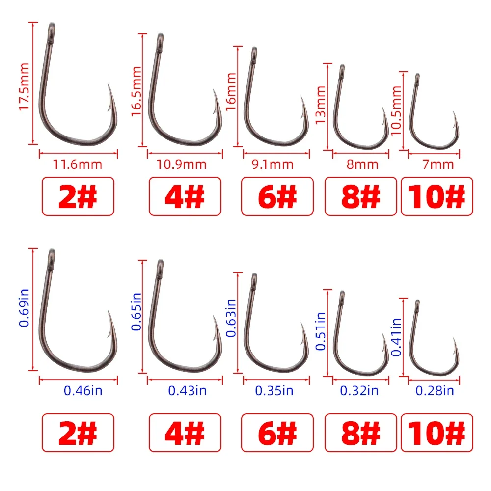 50 قطعة من خطافات صيد سمك الشب - مراجعة Fishing Hook Assortment وسعره