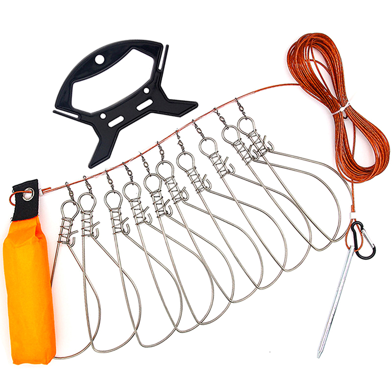 جديد【قفل صيد من الفولاذ المقاو - مراجعة Fishing Hook Stainless Steel وسعره