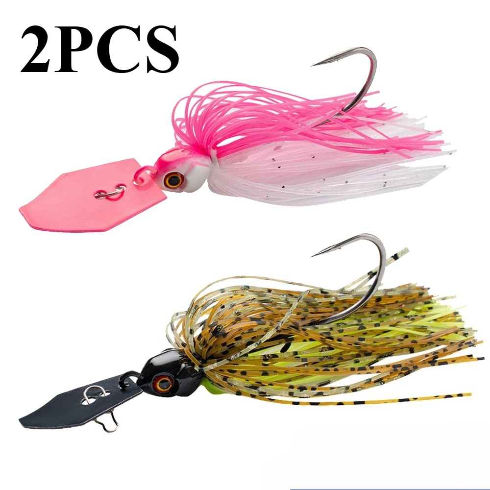 قطعتان من طُعم السبينر بوزن 7  - مراجعة Fishing Hook Weedless وسعره