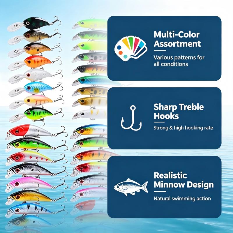 مجموعة طُعم صيد السمك من نوع م - مراجعة Fishing Hook Assortment وسعره